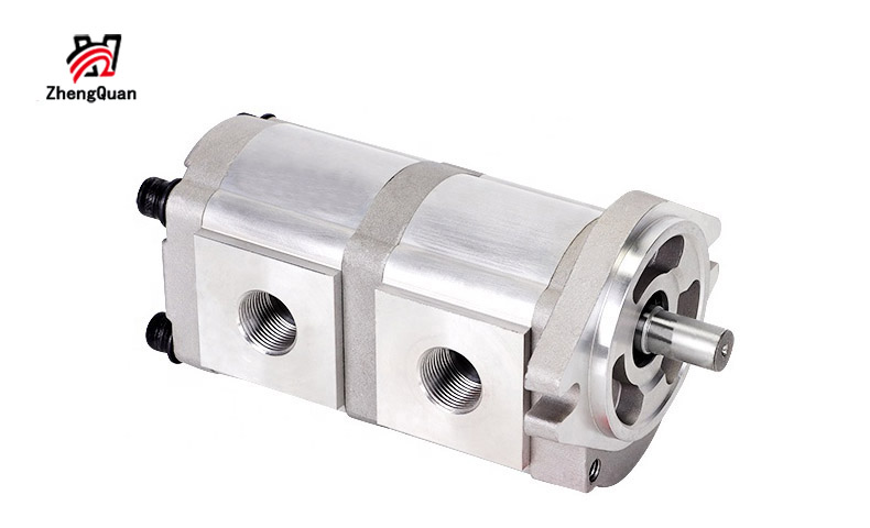 HGP-33A booster gear oil pump double hydraulic gear pump