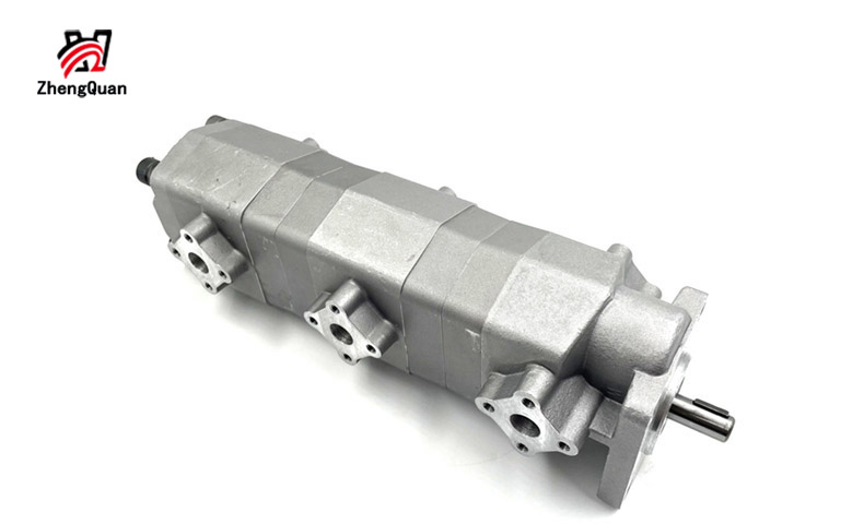 HGP-222A-F2/2/2R triple hydraulic gear pump